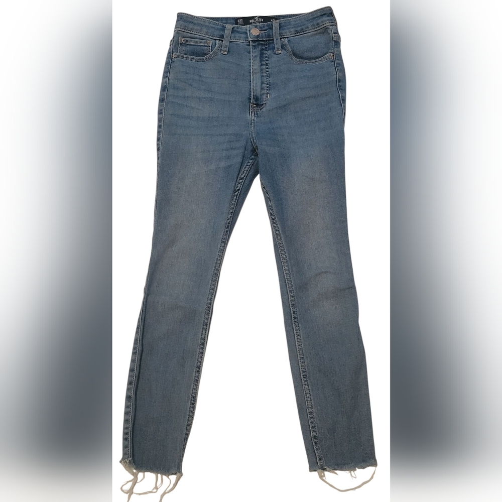 Hollister Ultra High-Rise Crop Super Skinny Jeans Size 0, 24x22